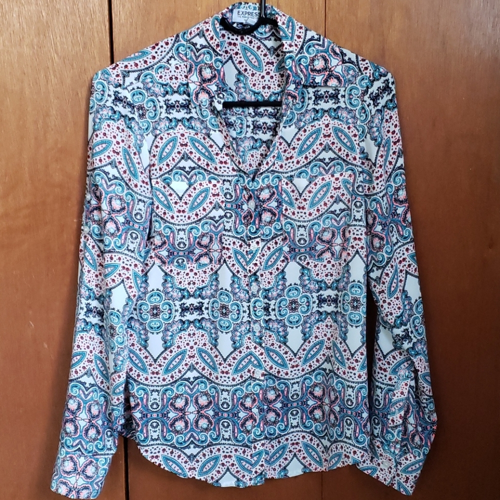 Express Paisley Portofino Shirt